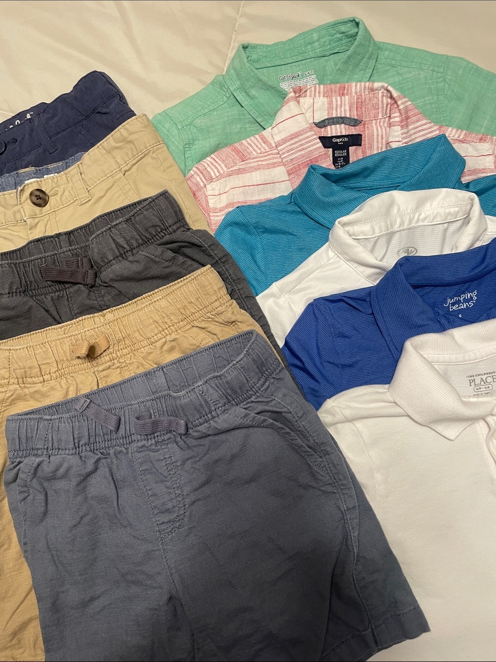 Boy Size 6 Collared Shirts & Shorts Bundle